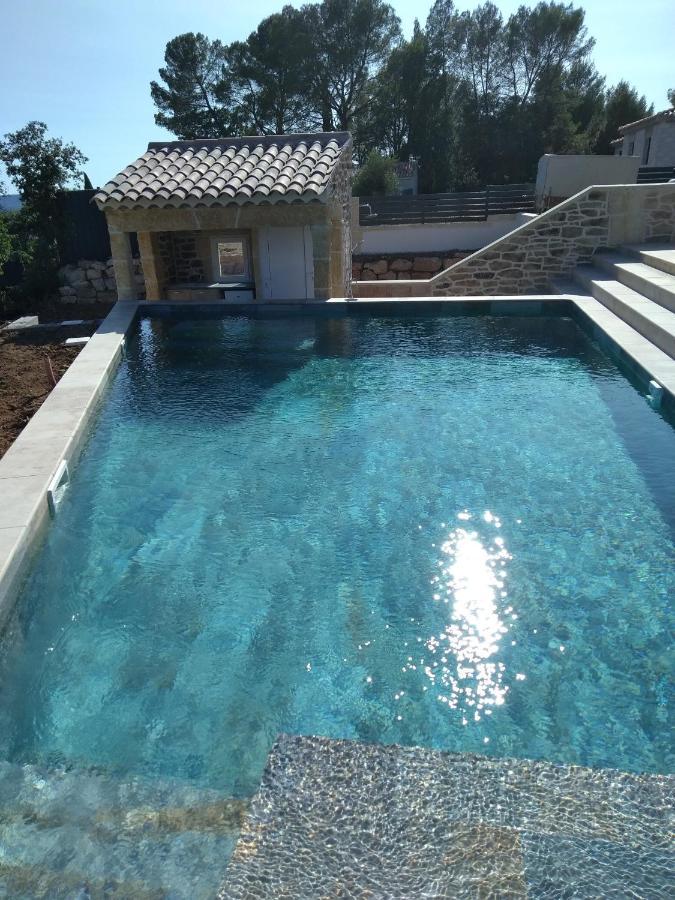 Studio Faillant Lorgues Spa Privatif Avec Superbe Piscine Exterior foto